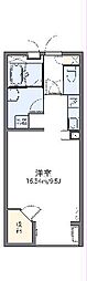 レオネクストウエストP-α 1Kの間取図画像