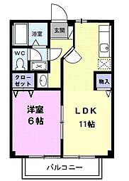 間取図画像 1LDK