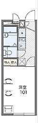 レオパレスヴァン 1Kの間取図画像