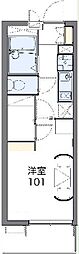 レオパレスディアコート大谷 1Kの間取図画像