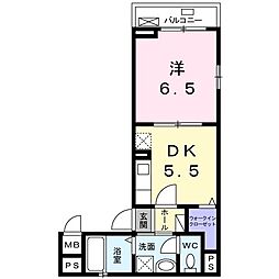 間取図画像 1DK