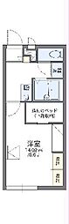 レオパレスＯＹＵＭＩ　II 2階1Kの間取り