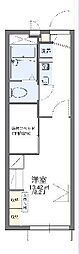 レオパレス宮野木 1Kの間取図画像