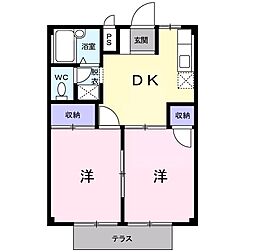 間取図画像 2DK