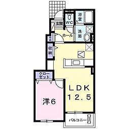 間取図画像 1LDK