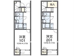 レオネクストモリヤマ 1Kの間取図画像