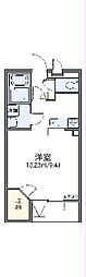 レオネクストサッチモ 1Kの間取図画像