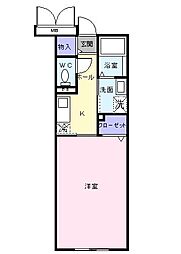 間取図画像 1K