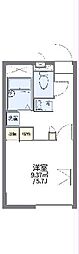レオパレスＷＡＴＡＮＡＢＥ 2階1Kの間取り