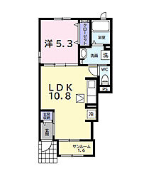 間取図画像 1LDK