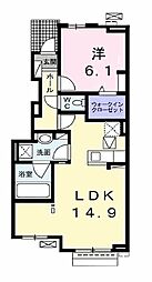 間取図画像 1LDK