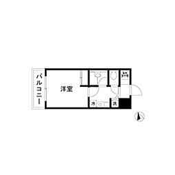 Ｕｒｂａｎ　Ｌｉｎｋ蒲田 7階1Kの間取り
