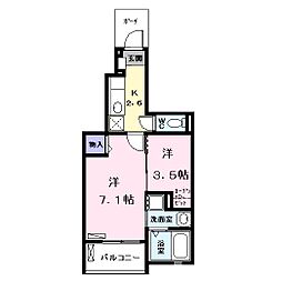 マイン・シュロス3 2Kの間取図画像