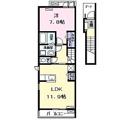 ロータス 1LDKの間取図画像