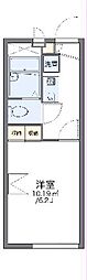 レオパレスTORISU 1Kの間取図画像
