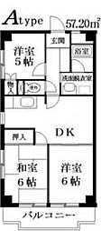 ケインアベニュー・船堀 3DKの間取図画像