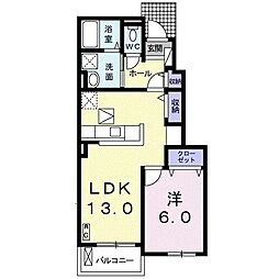 間取図画像 1LDK