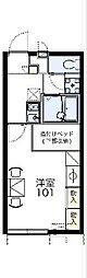 レオパレスＡ＆Ｙ　II 1階1Kの間取り