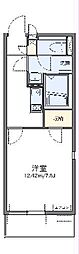 レオネクストサンハイム 1Kの間取図画像