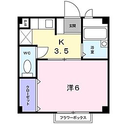 ジョイ・ホーム 1Kの間取図画像