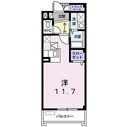 間取図画像 1K