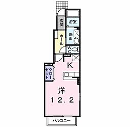 ヴィラ・アゼリア ワンルームの間取図画像
