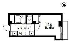 日暮里舎人ライナー 江北駅 徒歩5分の賃貸マンション 3階1Kの間取り