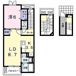 間取図画像 1LDK