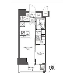 都営三田線 西巣鴨駅 徒歩6分の賃貸マンション 3階1DKの間取り