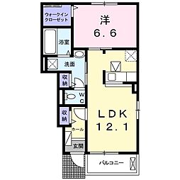 間取図画像 1LDK