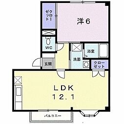 間取図画像 1LDK