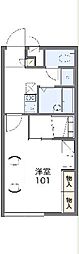 レオパレスヴォーノ 1Kの間取図画像