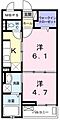 オルカ2階9.6万円