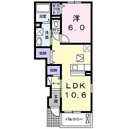 間取図画像 1LDK