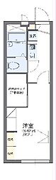 レオパレスエンジェル 1Kの間取図画像