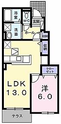 間取図画像 1LDK
