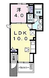 志木ガレリア 1LDKの間取図画像