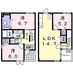 間取図画像 3LDK