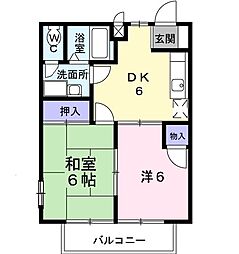 間取図画像 2DK