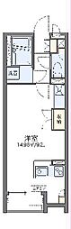 レオネクストドマーニ ワンルームの間取図画像
