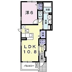 間取図画像 1LDK