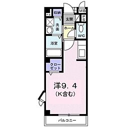 間取図画像 ワンルーム