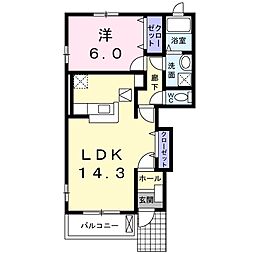 間取図画像 1LDK