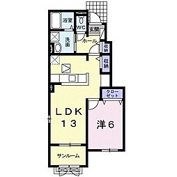 間取図画像 1LDK
