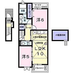 シーステージ 2LDKの間取図画像