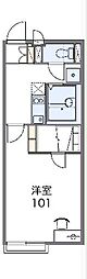 レオネクストELF2号館 1Kの間取図画像
