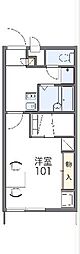 レオパレスR 1Kの間取図画像