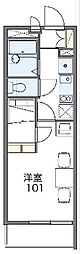 みらい本町 1Kの間取図画像