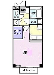 アルドーレ ワンルームの間取図画像