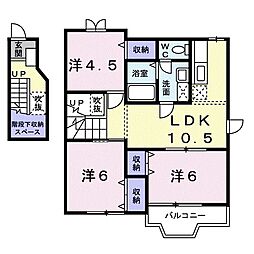 間取図画像 3LDK